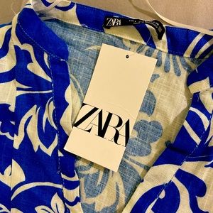 Mini tunic dress with belt